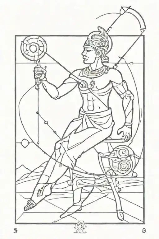 arjuna and physics themed tattoo design inspired tattoo design idea