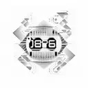 A Journey through Past and Future digital clock 11:26 time travel somewhere in time 1986 - bauhaus 93 font tattoo design idea