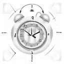 A Journey through Past and Future digital clock 11:26 time travel somewhere in time 1986 - bauhaus 93 font tattoo design idea