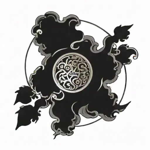 the four stoic virtues tattoo design idea