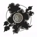 the four stoic virtues tattoo design idea