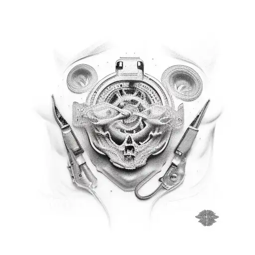 struggle tattoo design idea