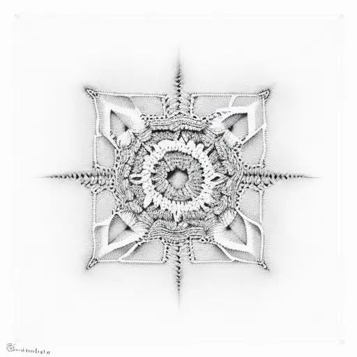 crochet michigan tattoo design idea