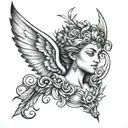 eros tattoo design idea