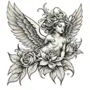 eros tattoo design idea