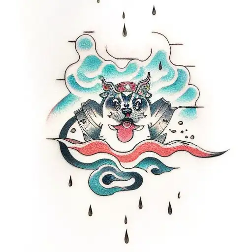 She's in the rain You wanna hurt yourself l'Il stay with you You wanna make yourself Go through the pain It's better to  tattoo design idea