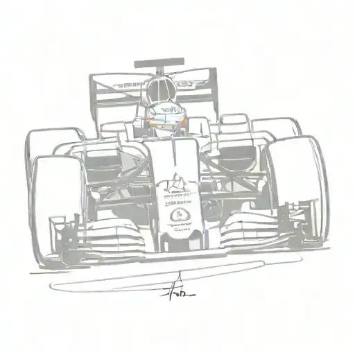 Lewis Hamilton and f1 car tattoo design idea