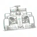 Lewis Hamilton and f1 car tattoo design idea