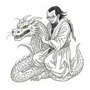 Dark mark hardy potter with shenglong dragonball tattoo design idea