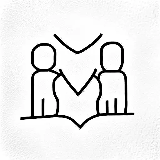 father and two sons tattoo design idea