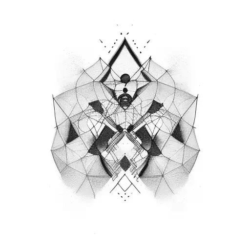 Abstract - Man Pubis Scar Cover Up  tattoo design idea