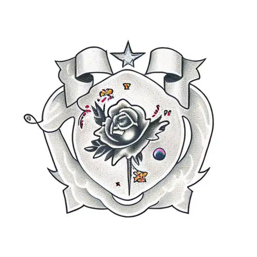 The name Alba  tattoo design idea