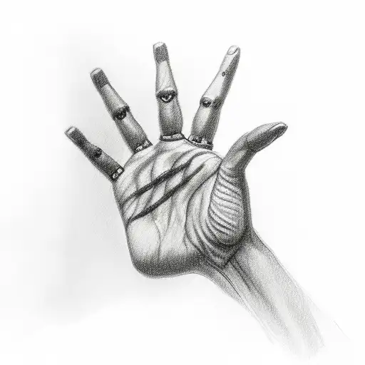praying hands tattoo design idea