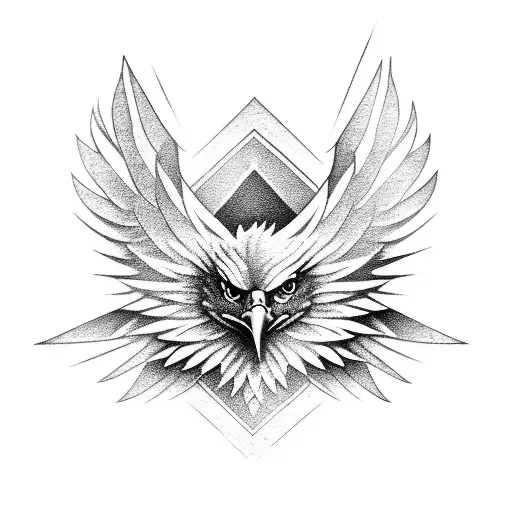eagle wings  tattoo design idea
