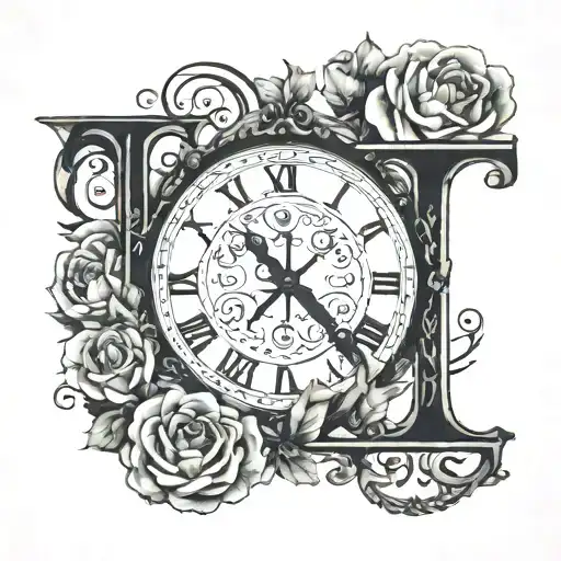 the date february 5th 2024 in roman numerals tattoo design idea