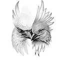 crow feathers tattoo design idea
