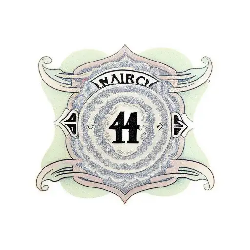 roman numerals 4•2•16 tattoo design idea