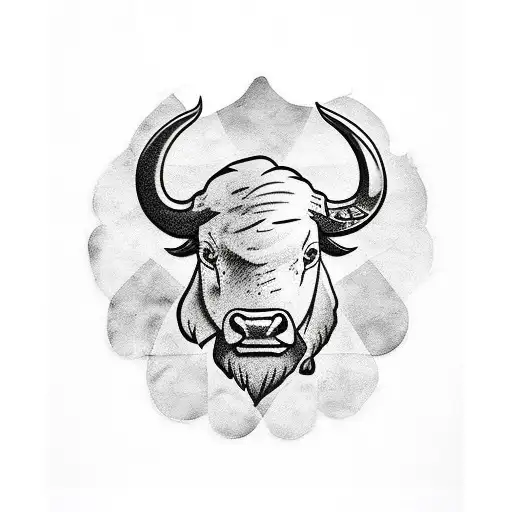 How to draw buffalo tattoo  Buffalo tattoo drawings  How to draw buffalo  face  YouTube