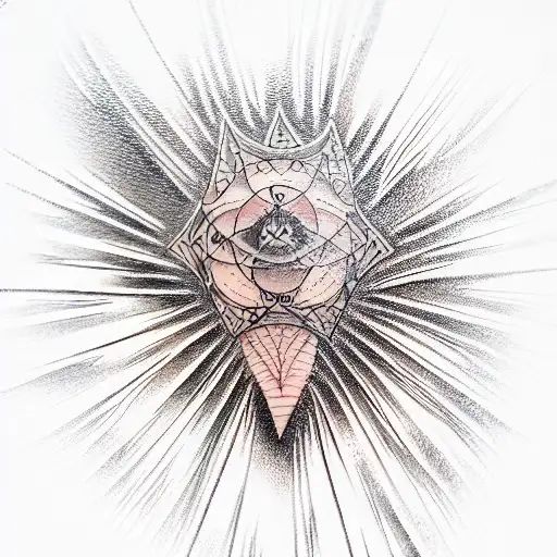 pulsar tattoo design idea