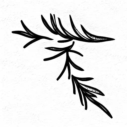 rosemary branch  tattoo design idea