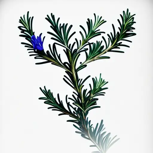 Rosemary branch up close  tattoo design idea