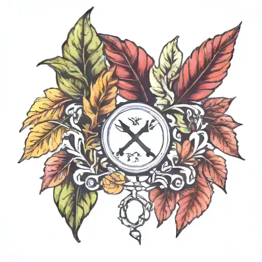 Roman numerals and leaf branch representing personal growth ( Roman numerals must be XXIXXVIlV) tattoo design idea