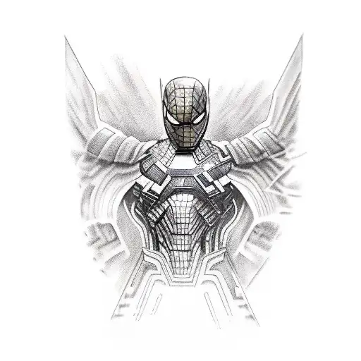 marvel tattoo design idea