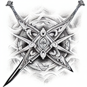 Sword tattoo design idea