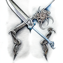 Sword tattoo design idea