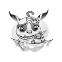 stitch tattoo design idea