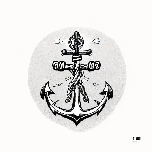 anchor welding stinger tattoo design idea