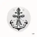 anchor welding stinger tattoo design idea