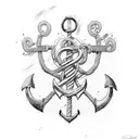 anchor welding stinger tattoo design idea