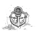 anchor welding stinger torch oxyacetylene tattoo design idea