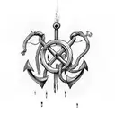 anchor welding stinger torch oxyacetylene tattoo design idea