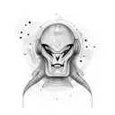 abduction Alien  tattoo design idea