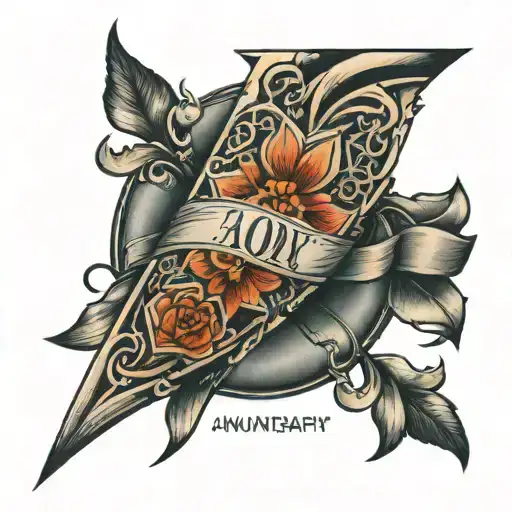 anniversary date in inner elbow underneath elbow tattoo design idea
