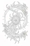 999, October, Scorpio astrology, Sun, Water, Friendship Tattoo Idea tattoo design idea