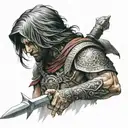Dagger of time prince of persia warrior within tattoo design idea