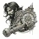 Dagger of time prince of persia warrior within tattoo design idea