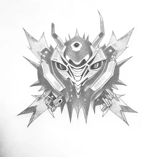 digimon tattoo design idea