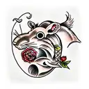 Rat King  tattoo design idea