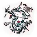 Rat King  tattoo design idea