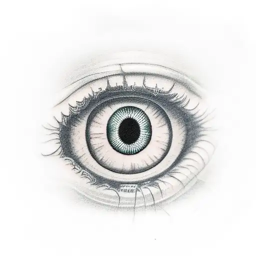 Evil Eye tattoo design idea