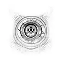 Evil Eye tattoo design idea