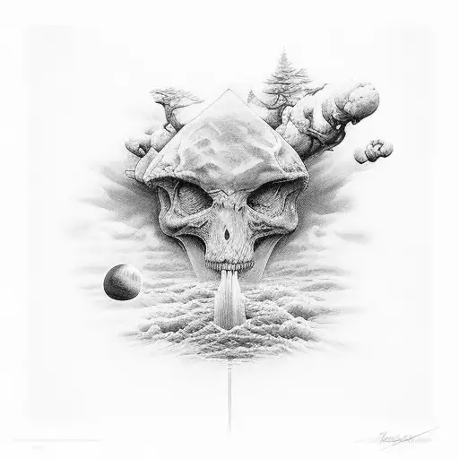 nature, universe, intense, heaviest  tattoo design idea