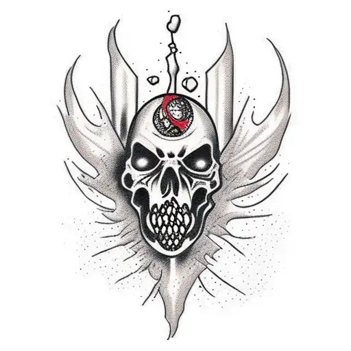 zombie  tattoo design idea