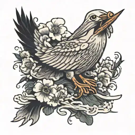 pelican in her piety tattoo design idea