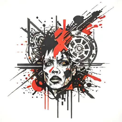 only the strong survives with a design tattoo design idea