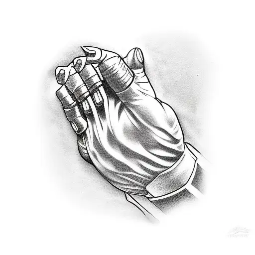 iron man fist bumping the joker tattoo design idea